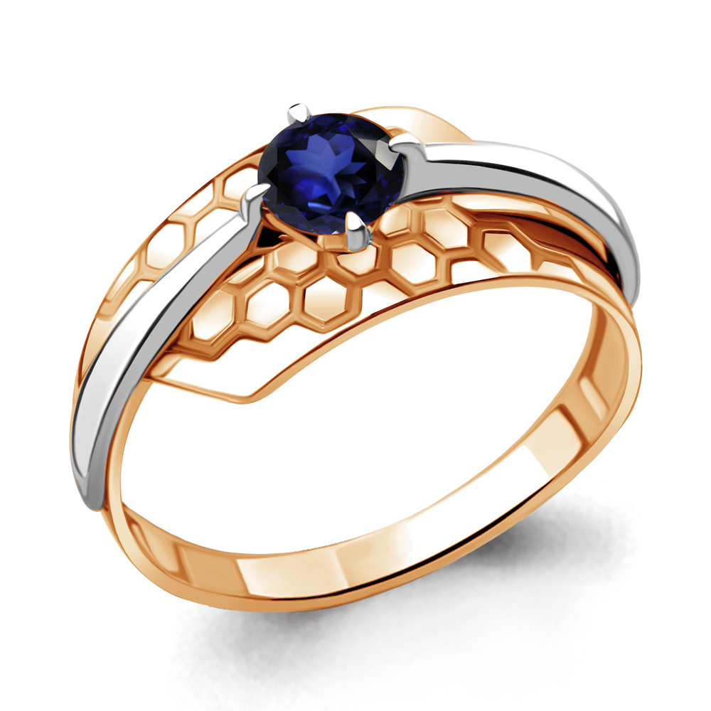 

Кольцо из красного золота с сапфиром Aquamarine Aquamarine 963181к_585_кз р, 963181к_585_кз