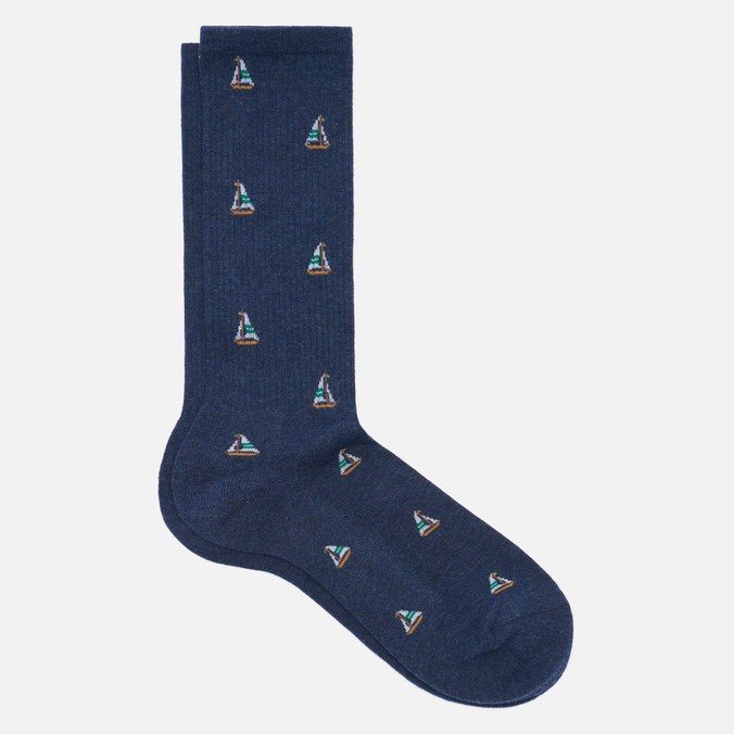 

Носки Anonymous Ism Stripes Pile Crew синий, Размер  EU, Stripes Pile Crew