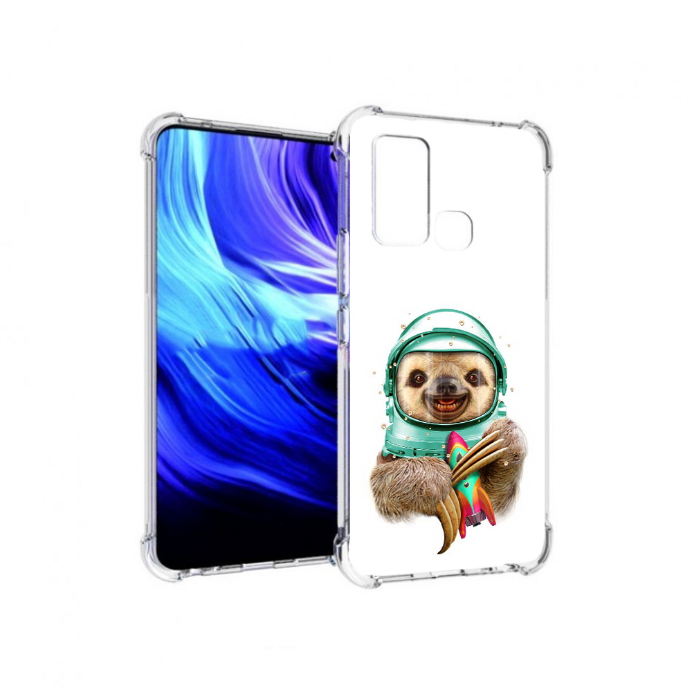

Чехол MyPads Tocco для Vivo Z6 Ленивец астронавт (PT226976.399.104), Прозрачный, Tocco