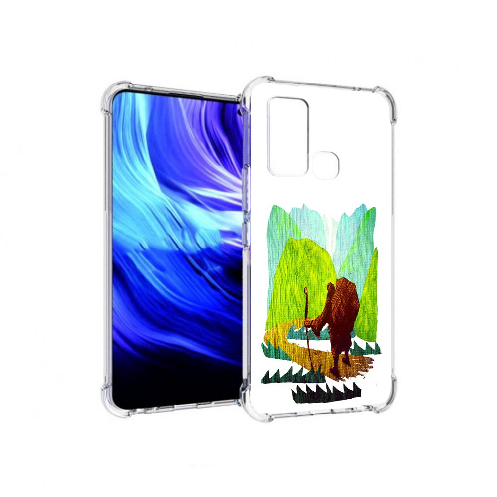 

Чехол MyPads Tocco для Vivo Z6 Лесная тропа (PT226976.399.106), Прозрачный, Tocco