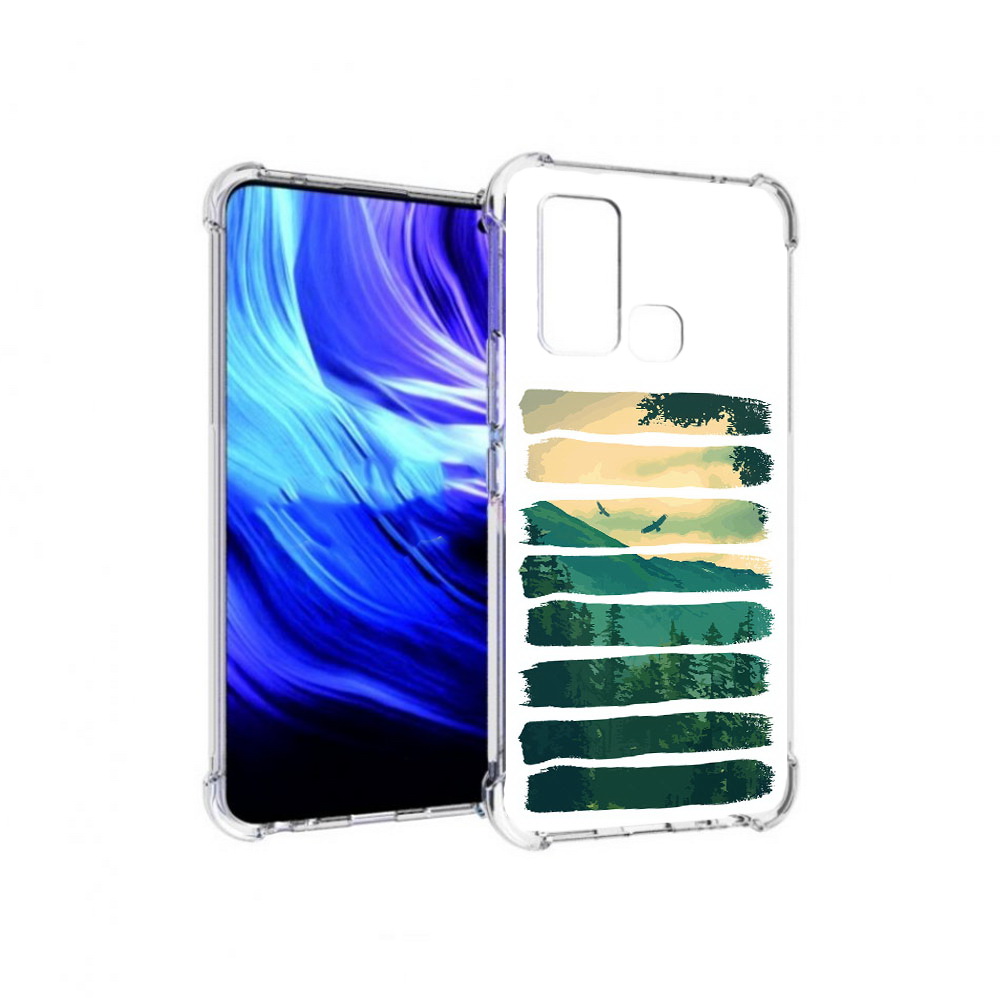 

Чехол MyPads Tocco для Vivo Z6 Лесная чаща (PT226976.399.107), Прозрачный, Tocco
