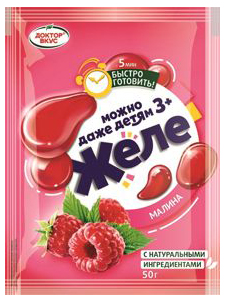 

Желе Доктор Вкус малина 50 г