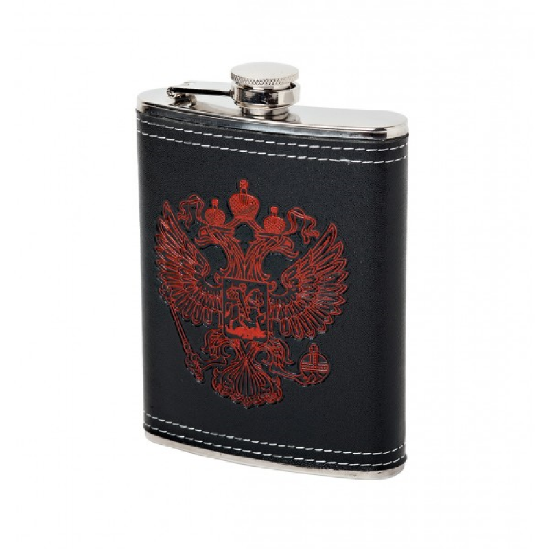 

Hip Flask Фляжка с гербом 300 мл, Герб РФ