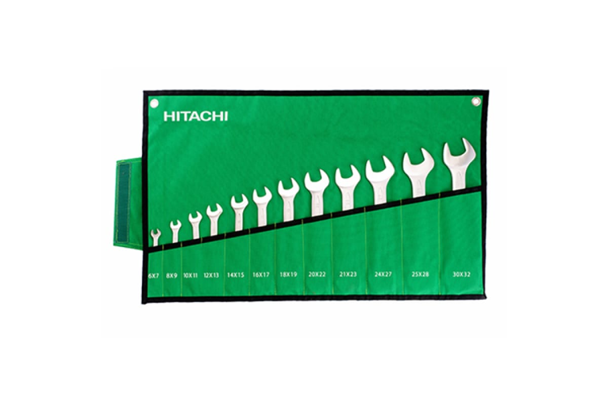 

HITACHI Набор комбинированных гаечных