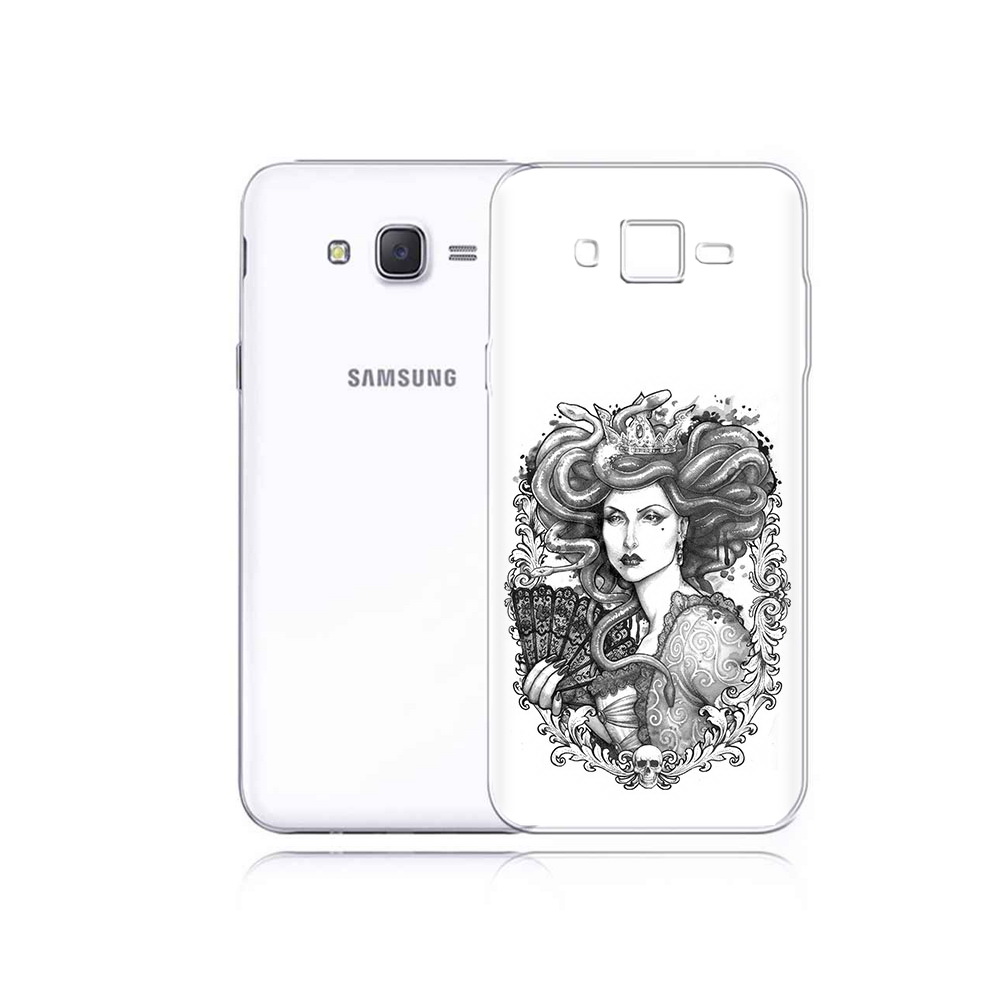 

Чехол MyPads Tocco для Samsung Galaxy J5 медуза черно белый (PT29188.586.472), Прозрачный, Tocco