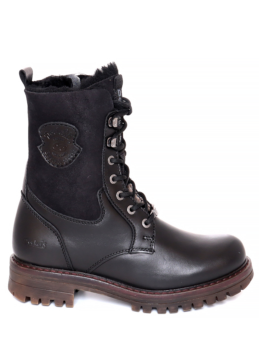 

Ботинки женские Dockers 26647 черные 40 RU, Черный, 26647