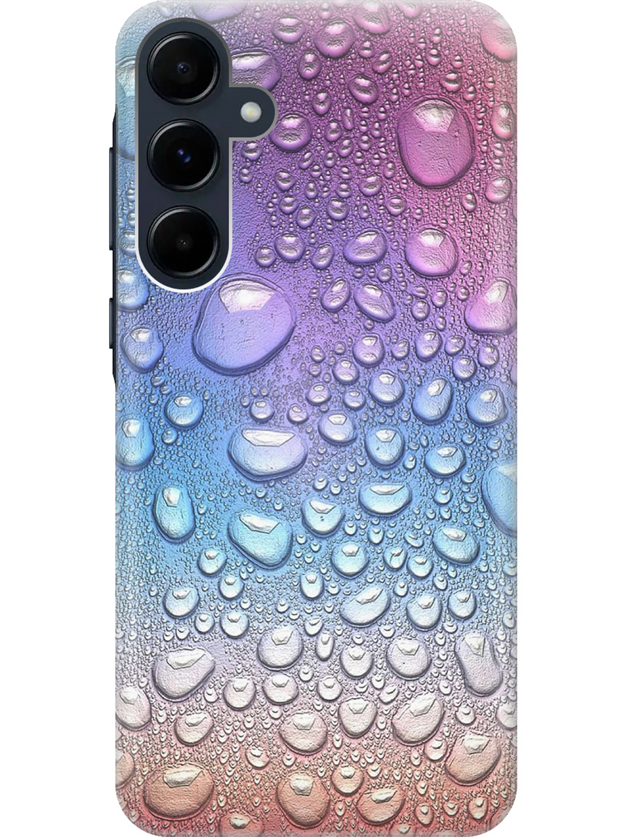 

Силиконовый чехол на Samsung Galaxy A35 с рисунком "Множество капель", Синий;фиолетовый, 20012130