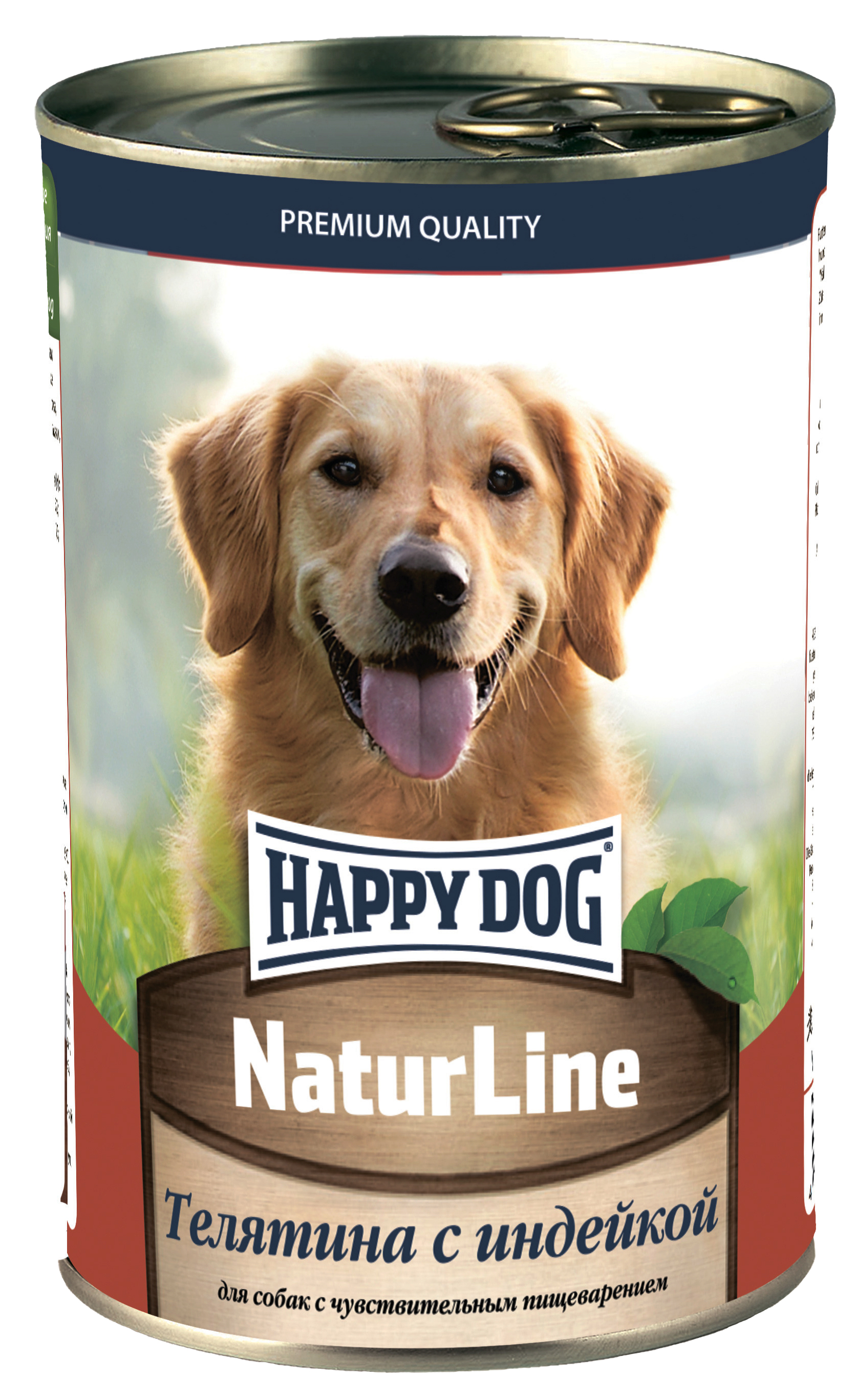 

Консервы для собак Happy Dog телятина с индейкой, 20 шт по 410 г