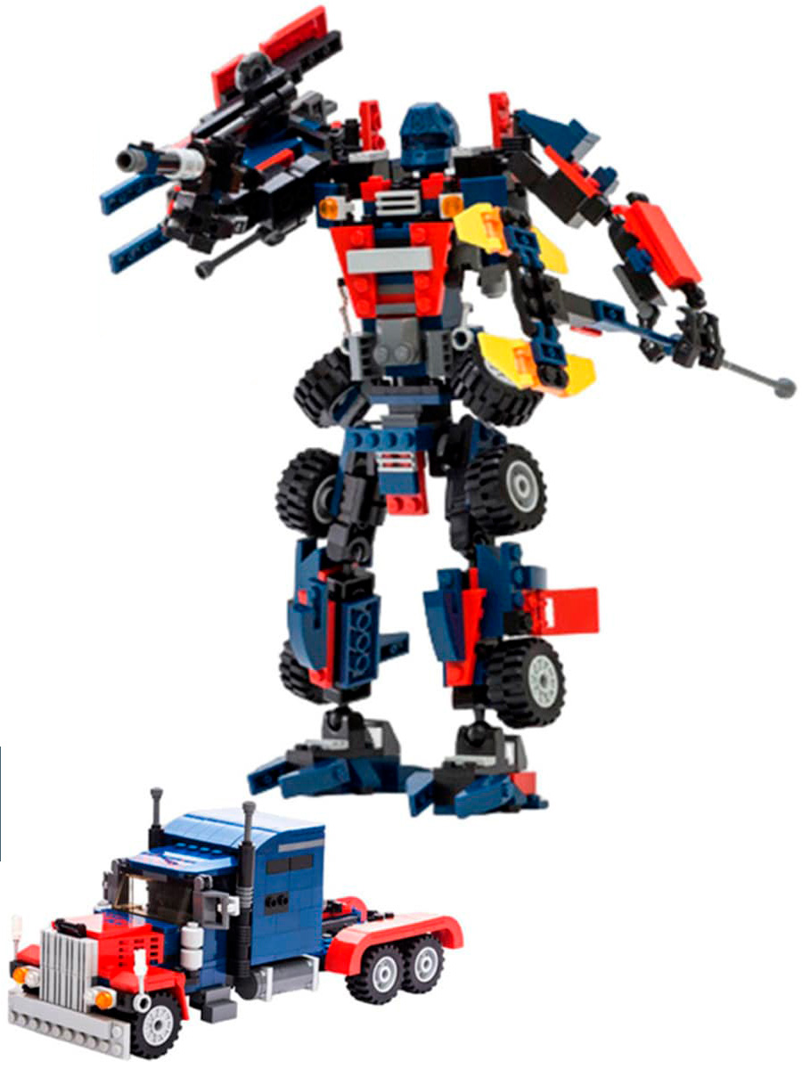 Конструктор Трансформер Transformers Оптимус Прайм 379 деталей конструктор panlos brick robot трансформер 2в1 675004 на пульте управления 739 деталей