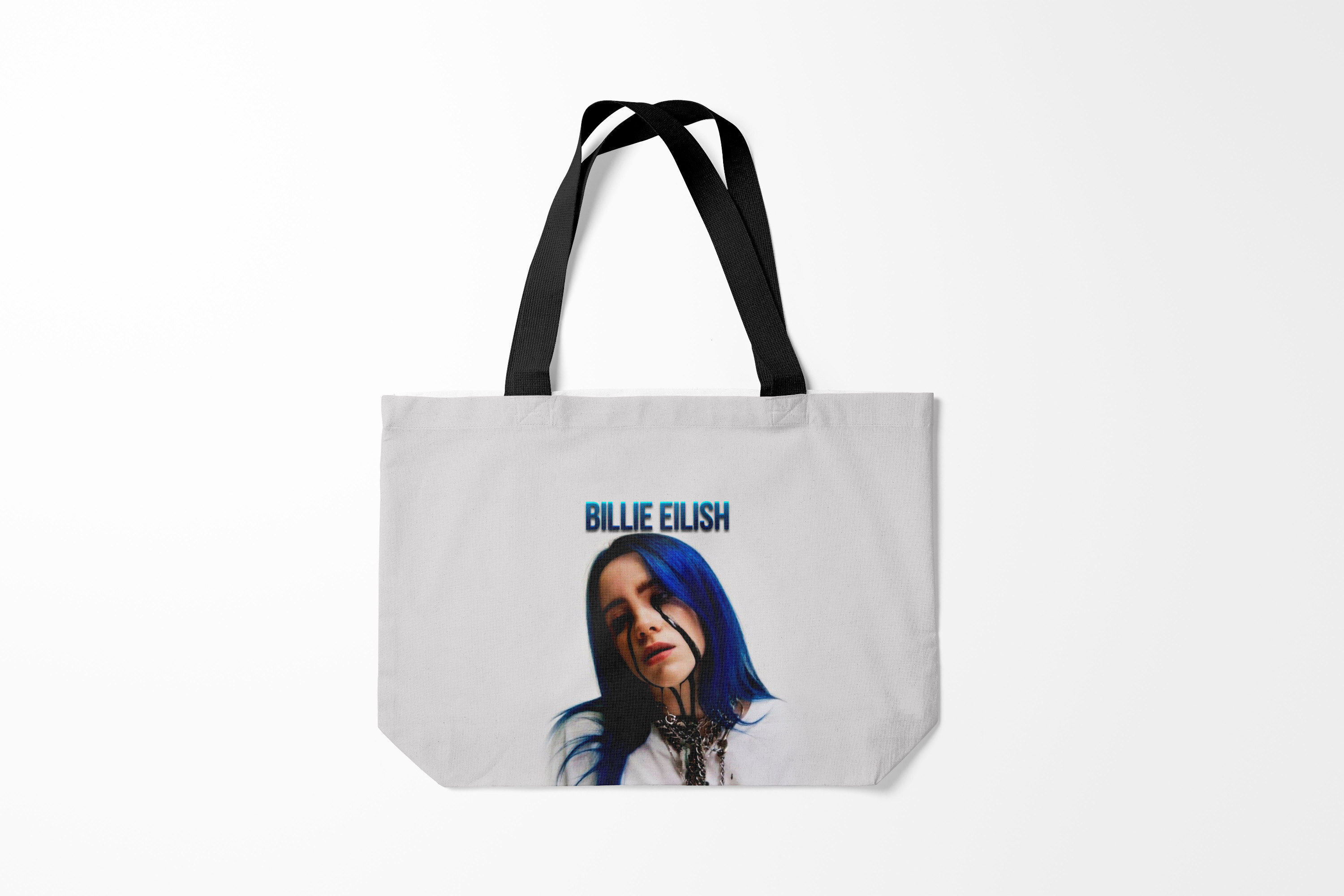 

Сумка шoппер унисекс Burnettie Billie Eilish, белый, Billie Eilish