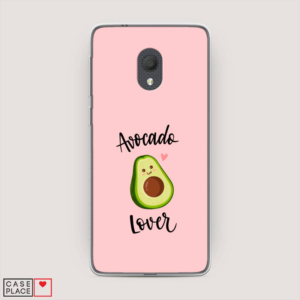 

Чехол на Alcatel 1C 5003D (2019) Avocado lover, Розовый;зеленый, 170650-6