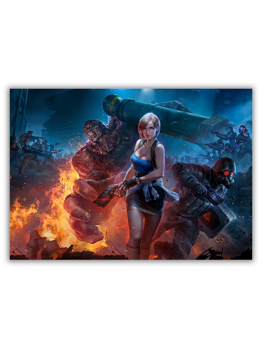 фото Магнит на холодильник drabs малый - a5, resident evil