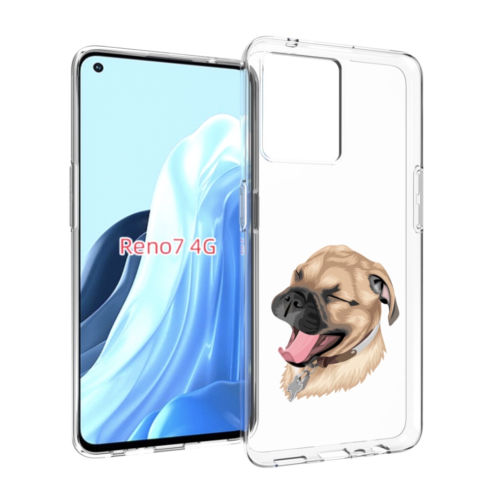 

Чехол MyPads очень-довольная-собака для OPPO RENO 7 4G, Прозрачный, Tocco