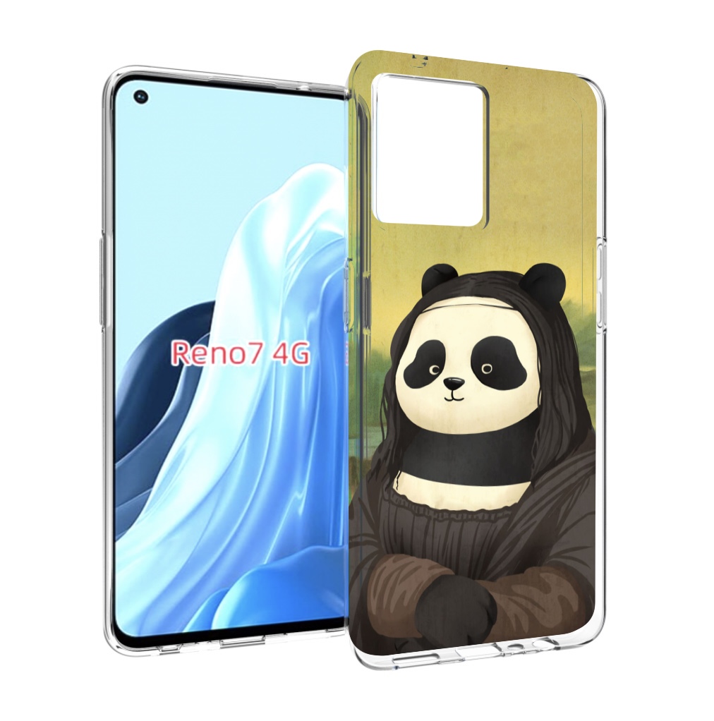 

Чехол MyPads панда монализа для OPPO RENO 7 4G, Прозрачный, Tocco