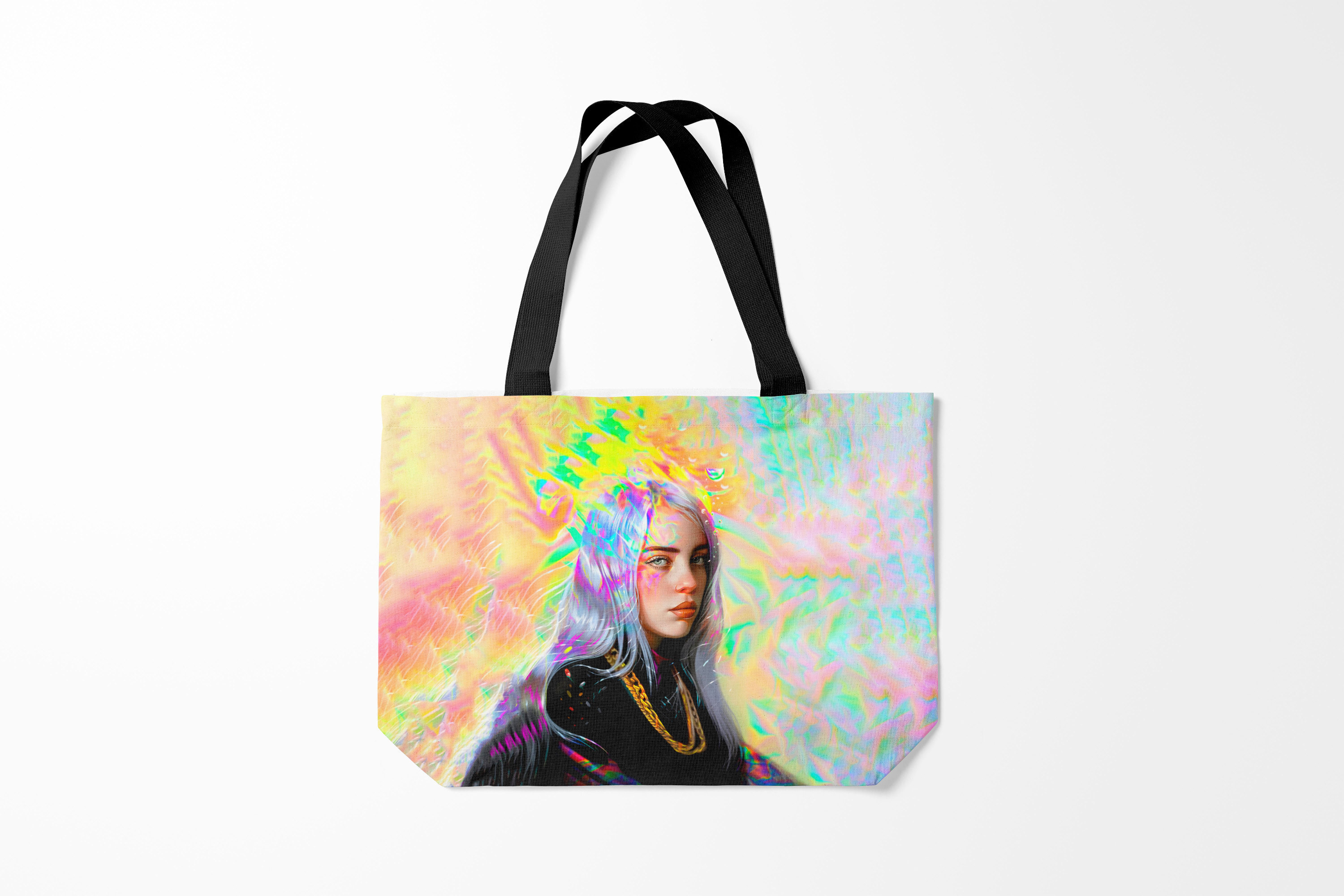 

Сумка шoппер унисекс Burnettie Billie Eilish, разноцветный, Billie Eilish