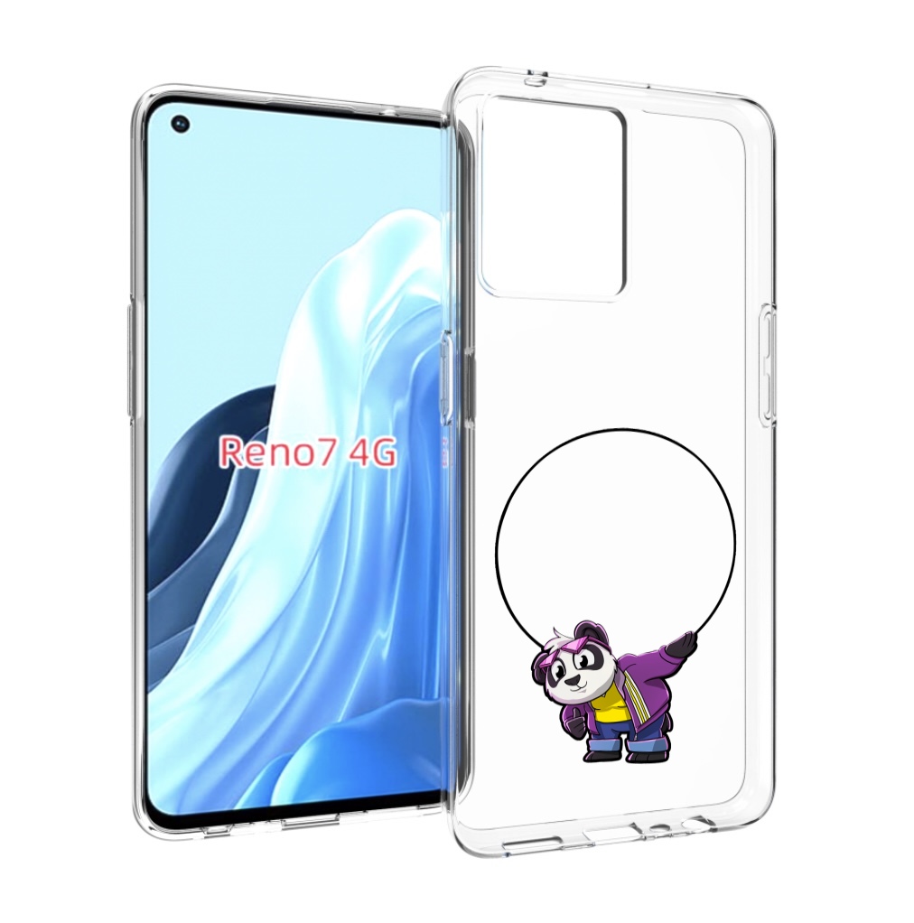 

Чехол MyPads панда-с-обручем для OPPO RENO 7 4G, Прозрачный, Tocco