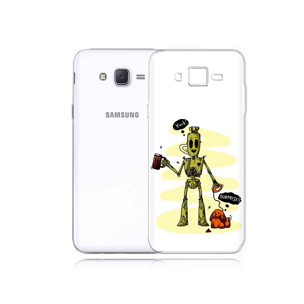 

Чехол MyPads Tocco для Samsung Galaxy J5 прикольный робот (PT29188.586.557), Прозрачный, Tocco