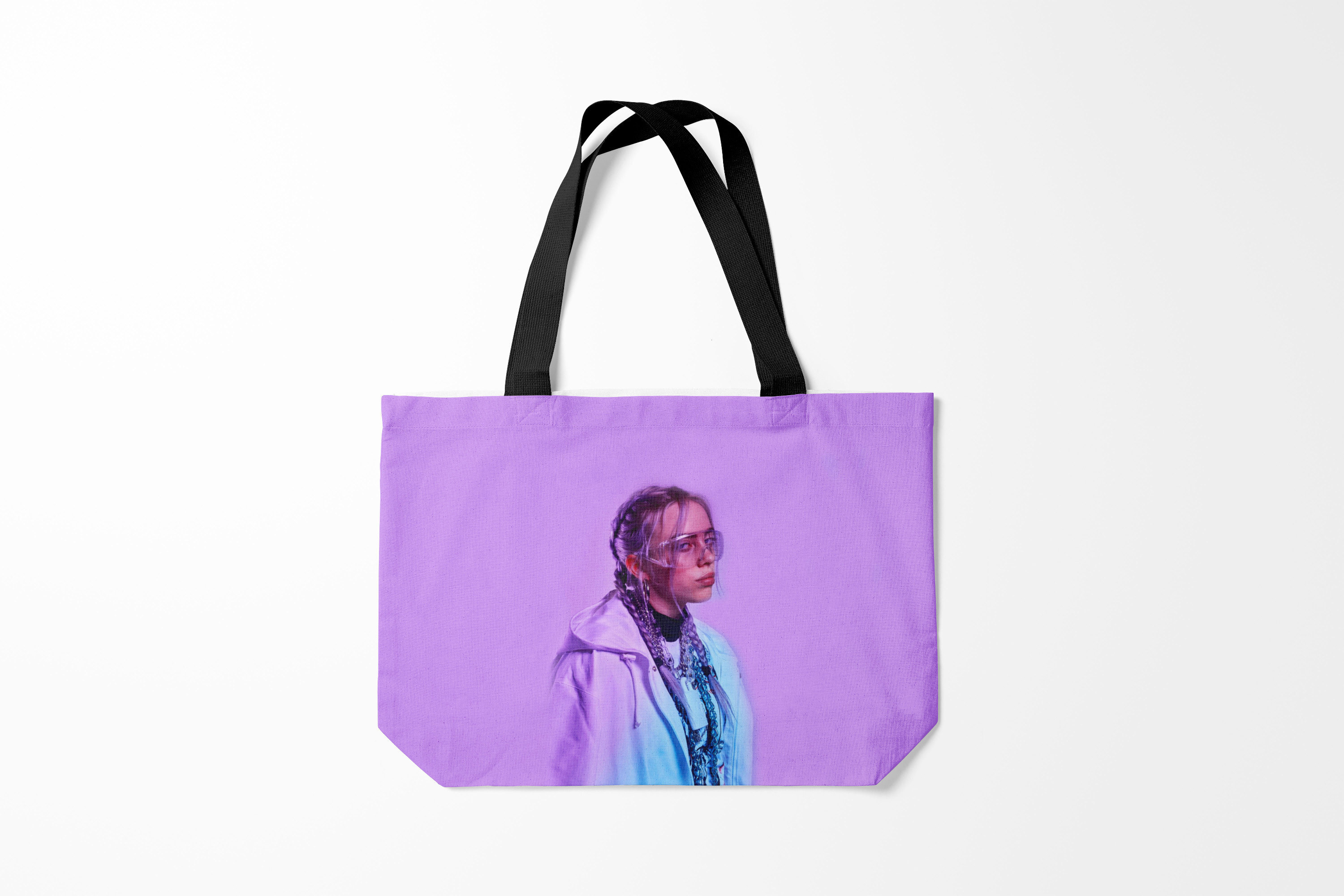 

Сумка шoппер унисекс Burnettie Billie Eilish, фиолетовый, Billie Eilish