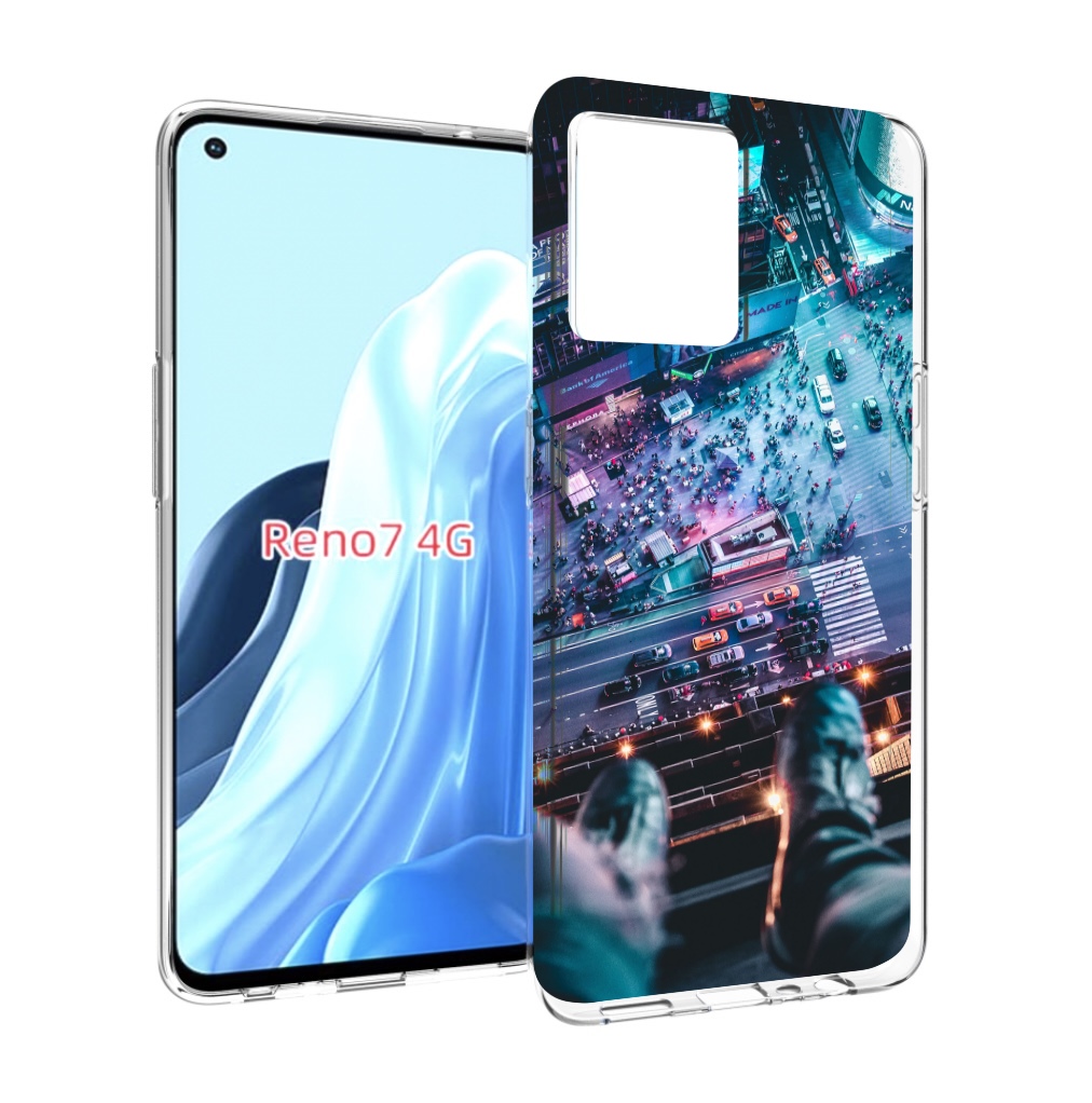 

Чехол MyPads парень на крыше для OPPO RENO 7 4G, Прозрачный, Tocco