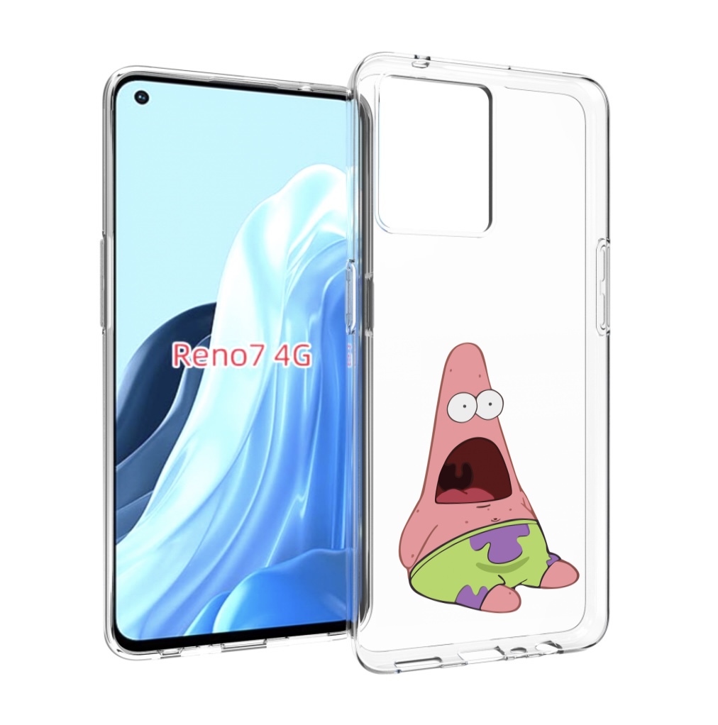 

Чехол MyPads патрик-в-шоке детский для OPPO RENO 7 4G, Прозрачный, Tocco
