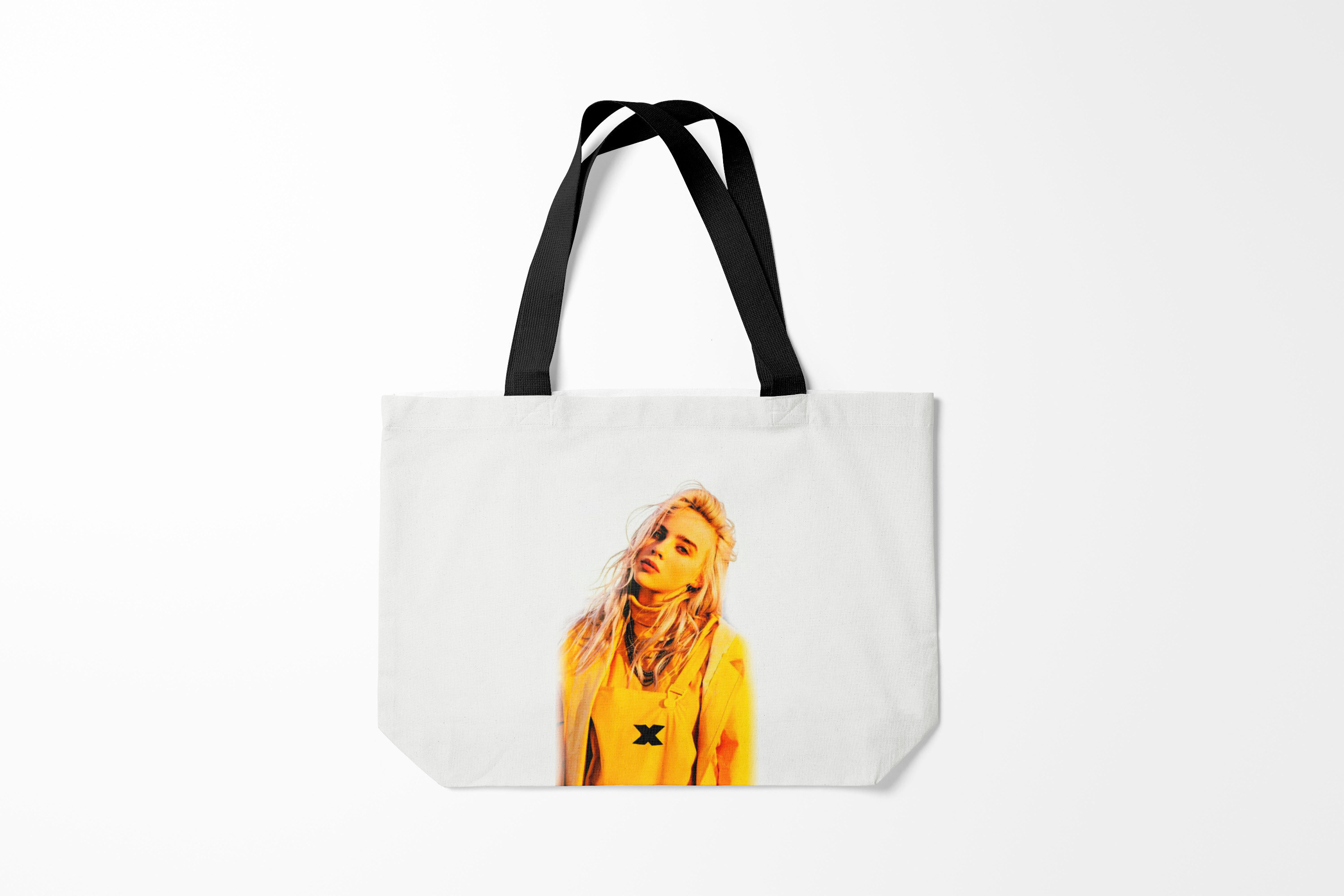 

Сумка шoппер унисекс Burnettie Billie Eilish, белый, Billie Eilish
