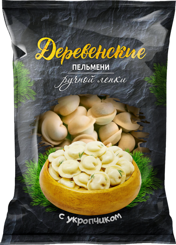 

Пельмени Хвалынские Деревенские говядина-курица с укропом 800 г