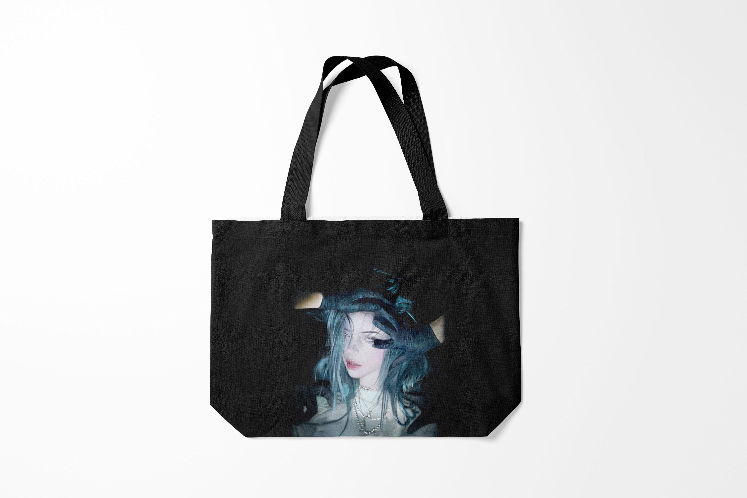 

Сумка шoппер унисекс Burnettie Billie Eilish, черный, Billie Eilish
