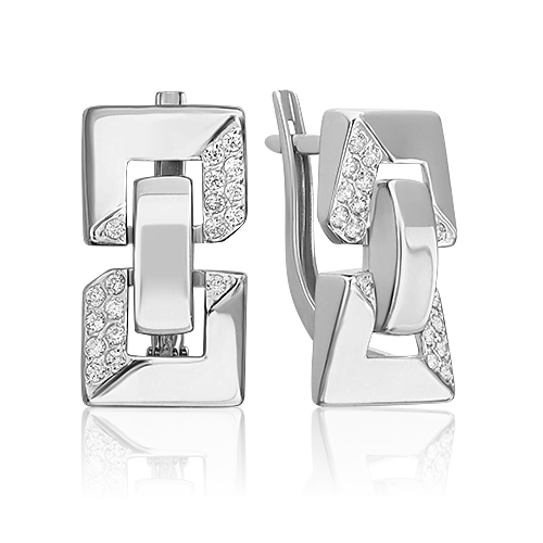 

Серьги из серебра PLATINA jewelry 02-5065-00-401-0200, фианит, 02-5065-00-401-0200