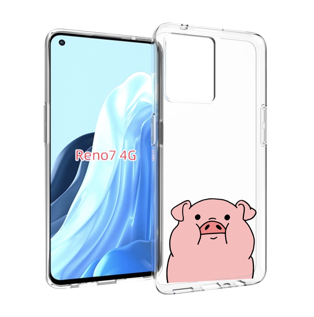 

Чехол MyPads полная-свинья для OPPO RENO 7 4G, Прозрачный, Tocco