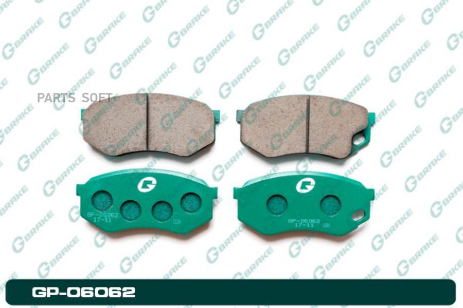 

Тормозные колодки GBRAKE GP06062