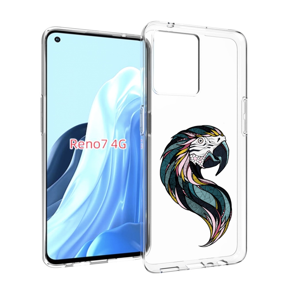 

Чехол MyPads полупопугай для OPPO RENO 7 4G, Прозрачный, Tocco