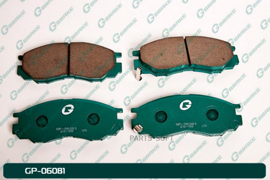 

Тормозные колодки GBRAKE GP06081