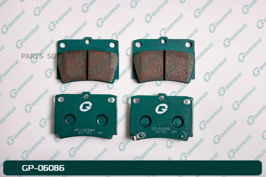 

Тормозные колодки GBRAKE GP06086