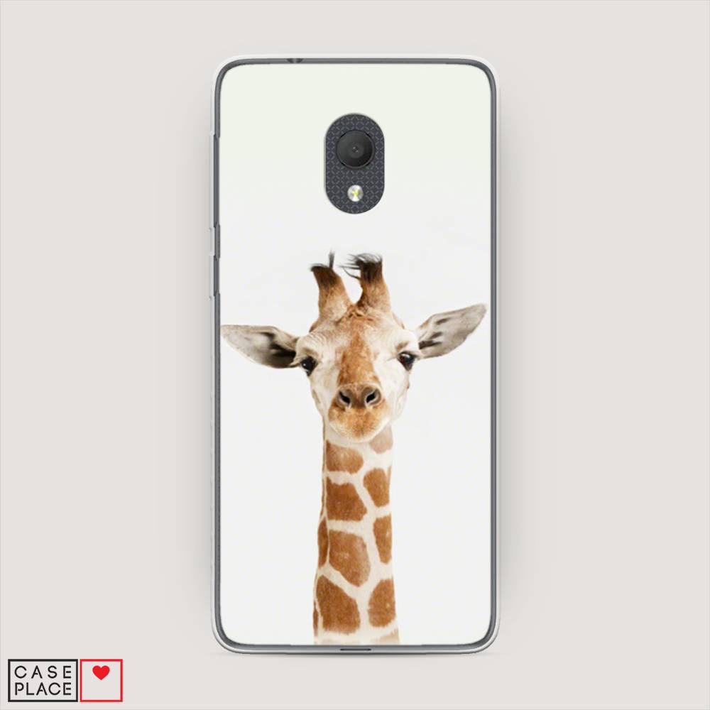 Чехол на Alcatel 1C 5003D (2019) Любопытный жираф