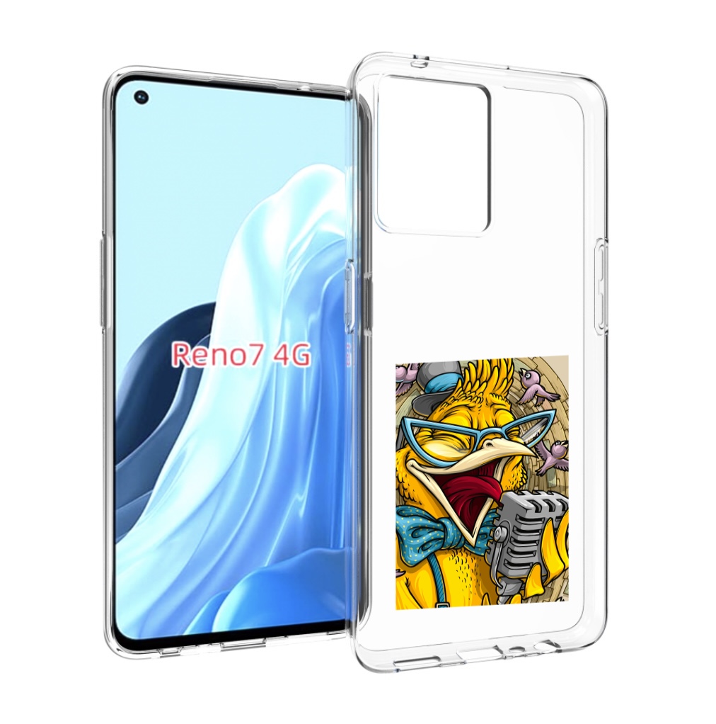 

Чехол MyPads поющая птичка для OPPO RENO 7 4G, Прозрачный, Tocco