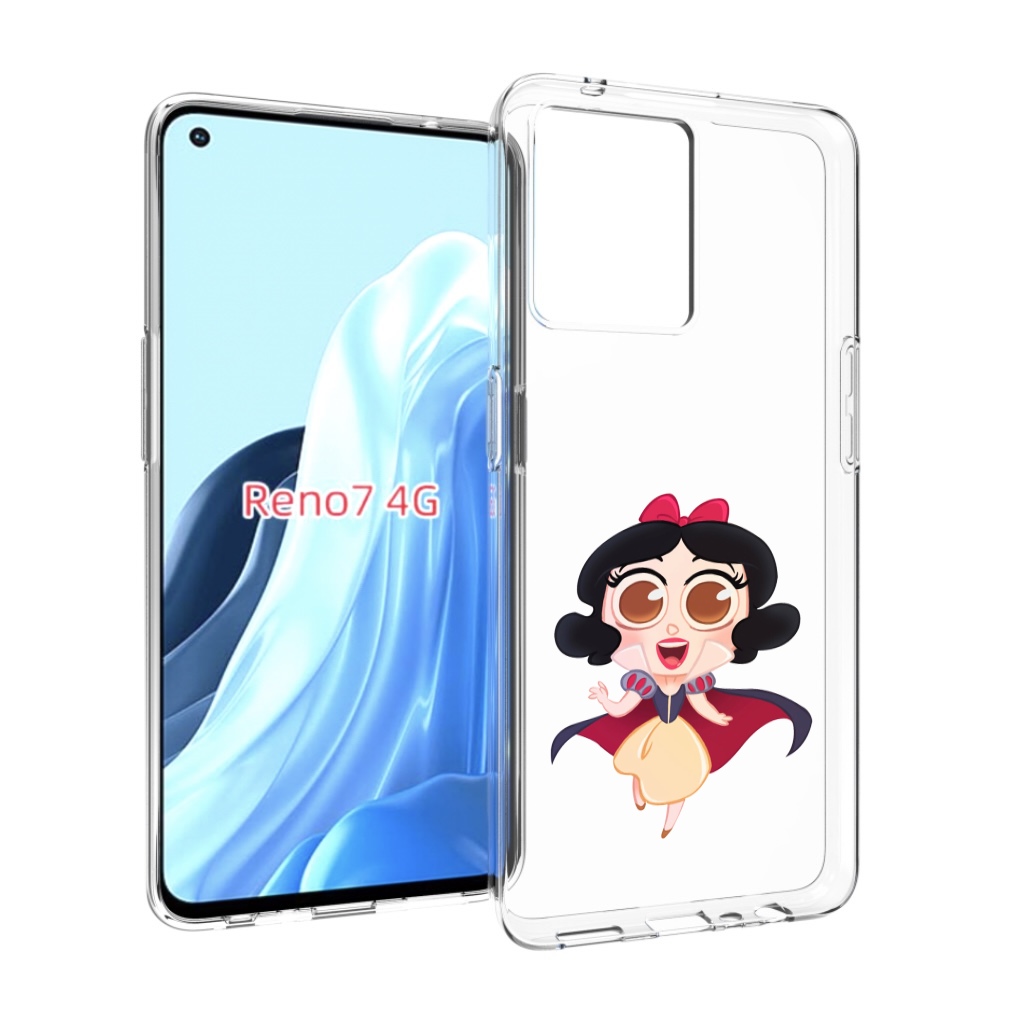 

Чехол MyPads принцеска-нарисованная женский для OPPO RENO 7 4G, Прозрачный, Tocco