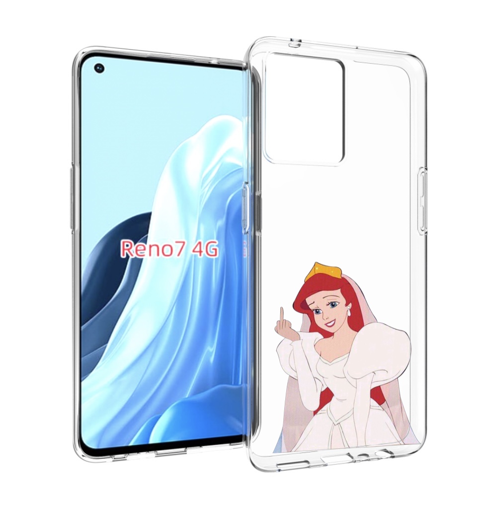 

Чехол MyPads принцесса-Русалочка-Ариель женский для OPPO RENO 7 4G, Прозрачный, Tocco