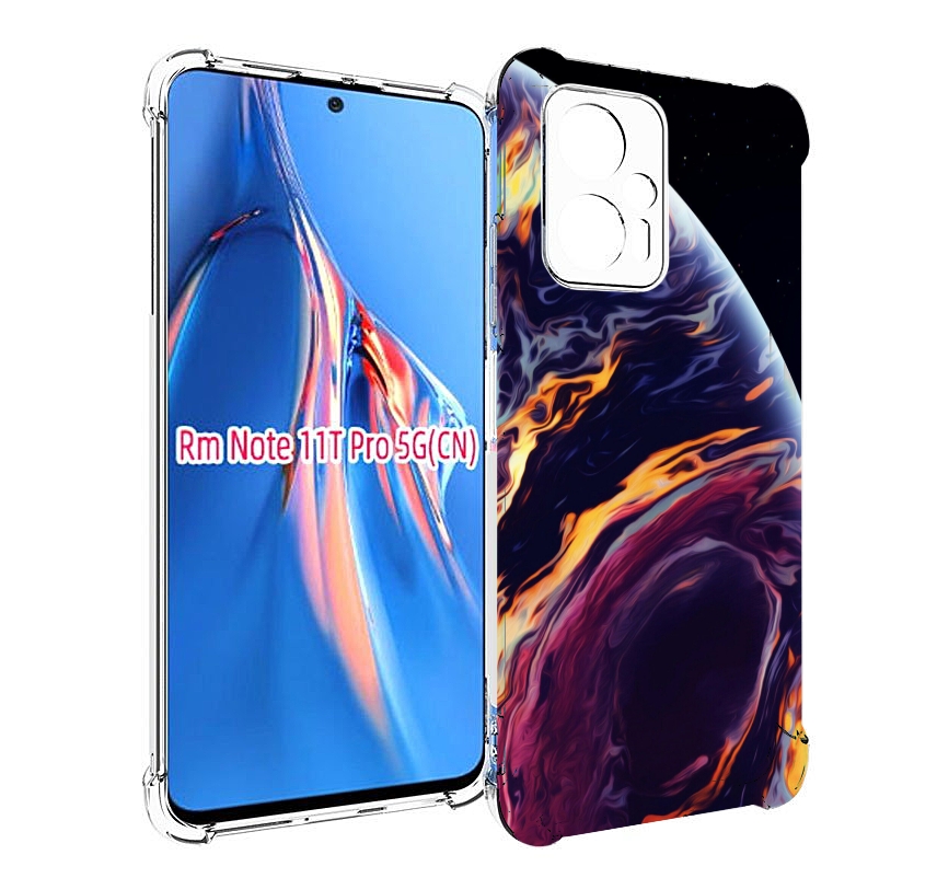 

Чехол MyPads акварельная планета для Xiaomi Redmi Note 11T Pro / 11T Pro Plus / Poco X4..., Прозрачный, Tocco