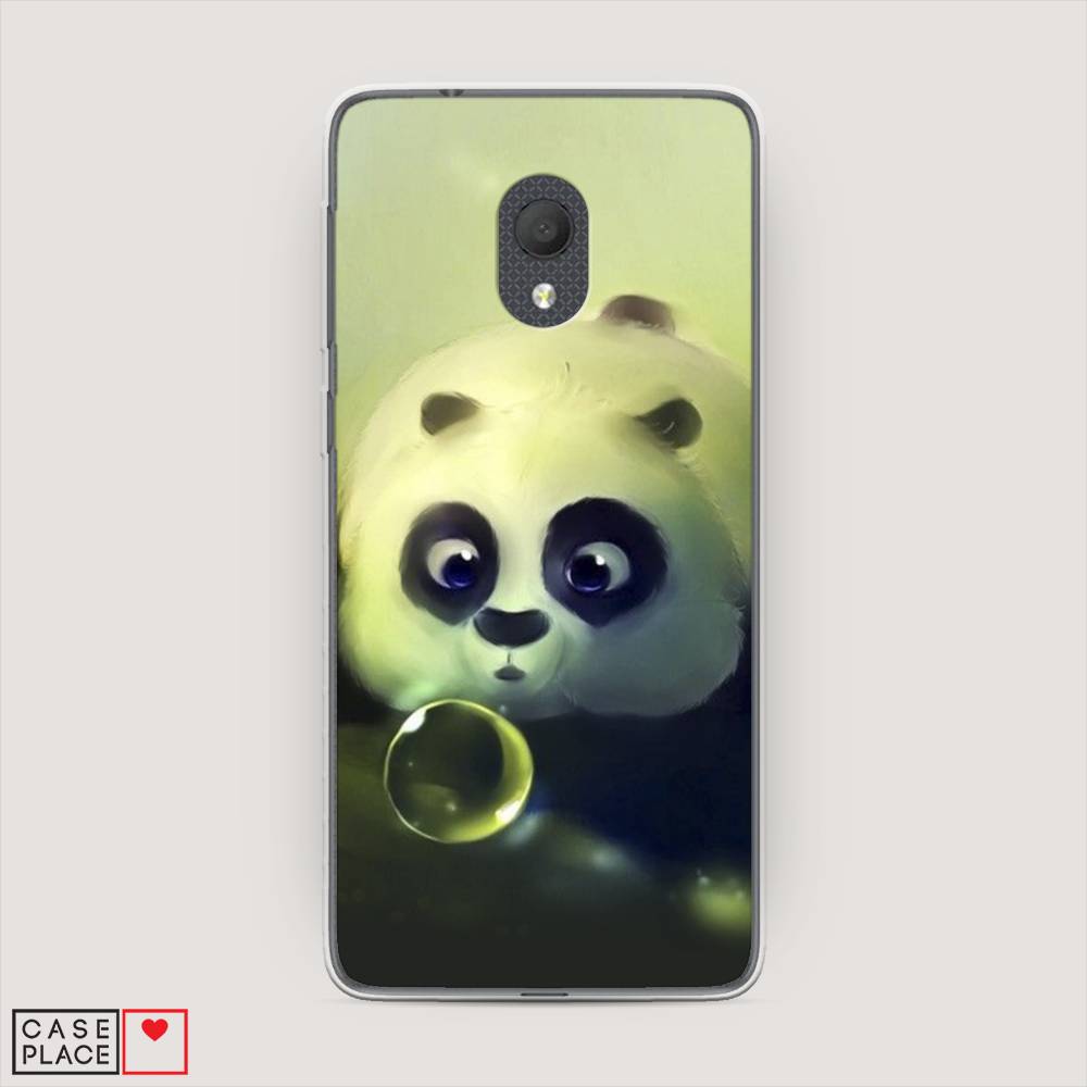 

Чехол на Alcatel 1C 5003D (2019) Малыш панды, Зеленый;черный;серый, 170650-1