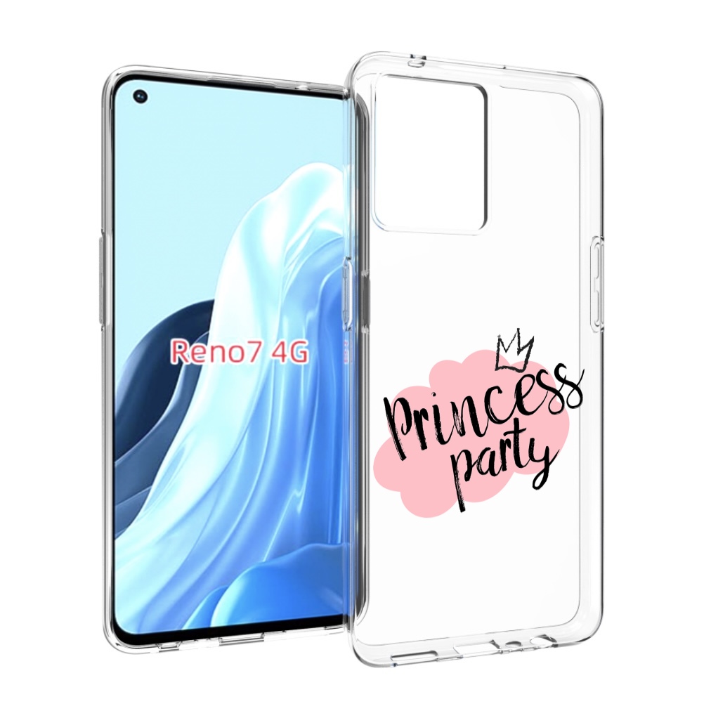 

Чехол MyPads принцессная-вечеринка для OPPO RENO 7 4G, Прозрачный, Tocco