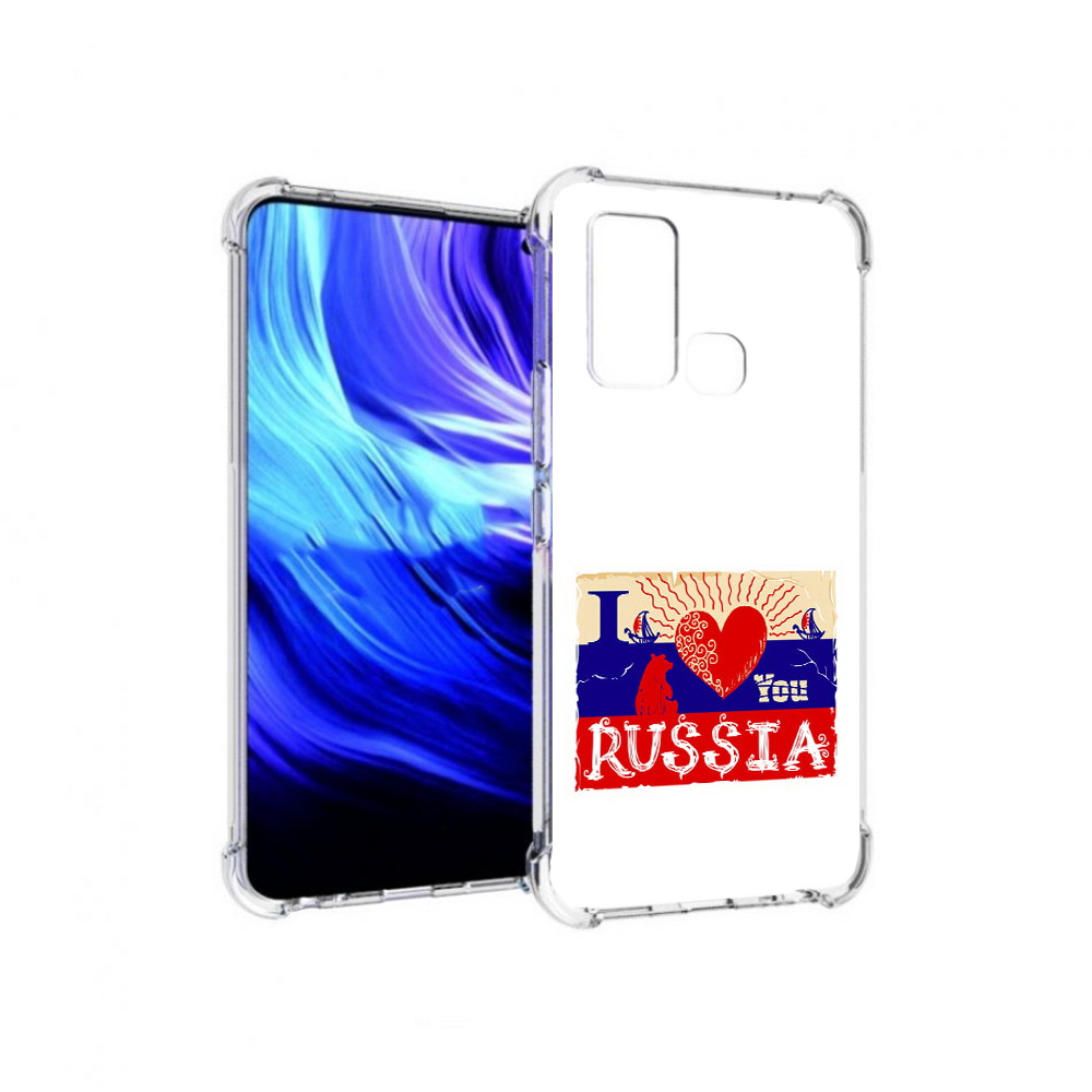 

Чехол MyPads Tocco для Vivo Z6 Люблю Россию (PT226976.399.112), Прозрачный, Tocco