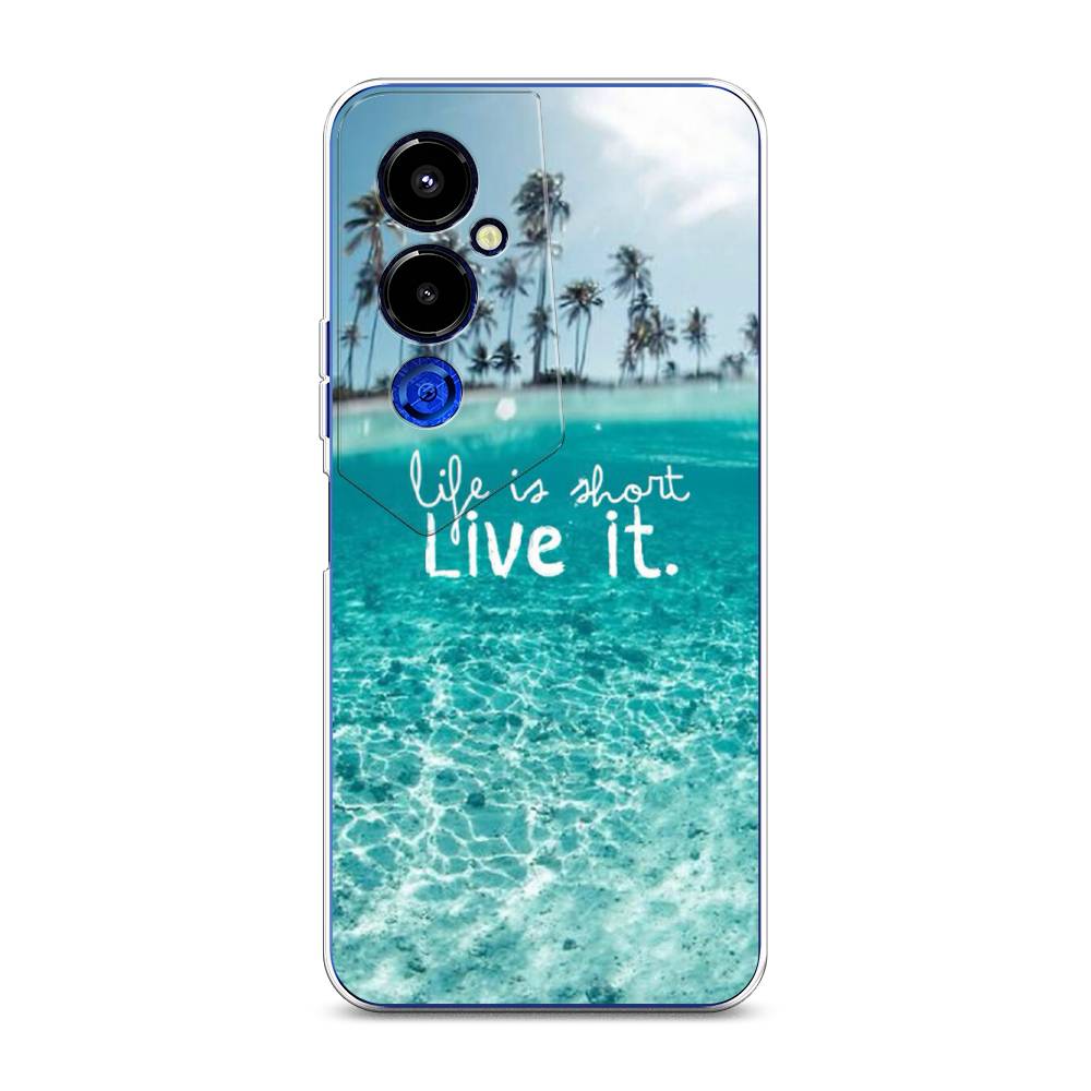 

Чехол Awog на Tecno Pova 4 pro / Техно Пова 4 Про "Live it", Розовый