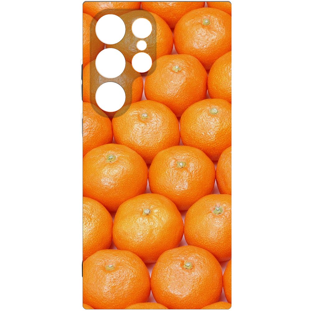 

Чехол-накладка Krutoff Soft Case Мандаринки для Samsung Galaxy S24 Ultra черный