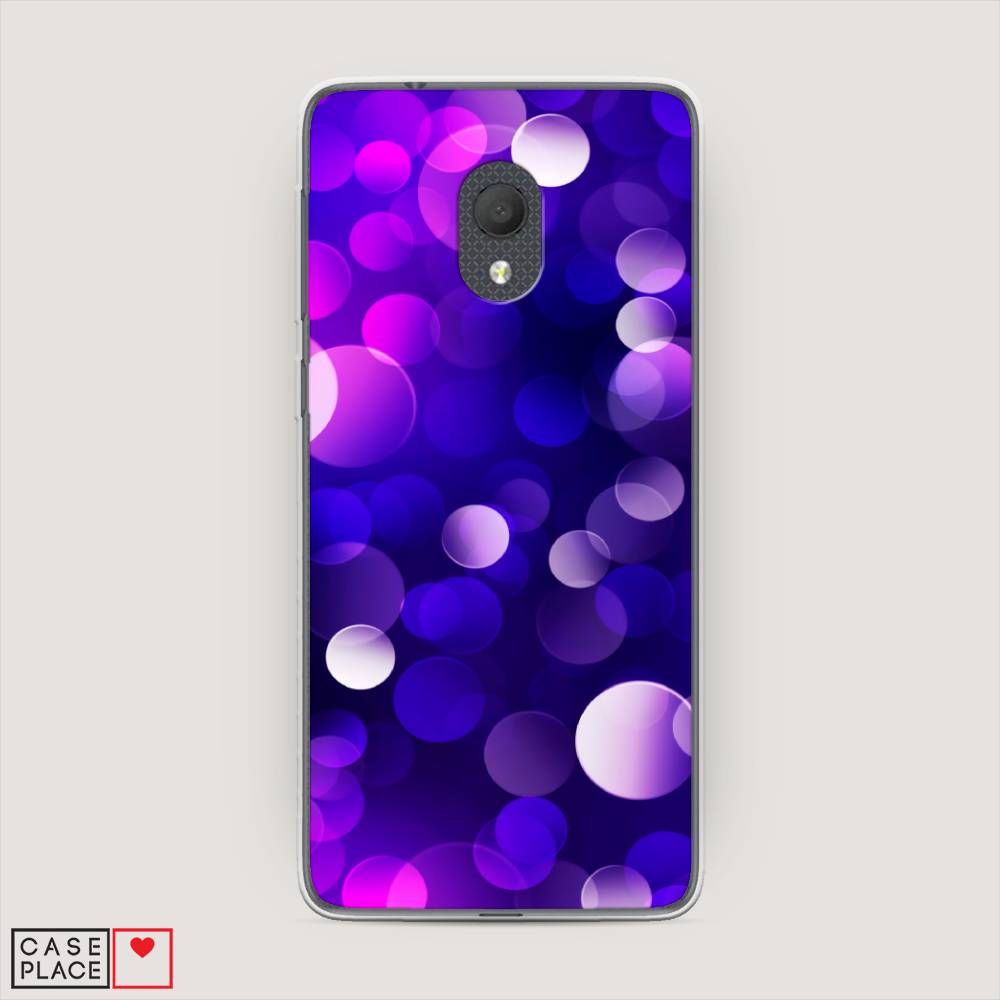

Чехол на Alcatel 1C 5003D (2019) Абстракция 27, Фиолетовый, 170650-3