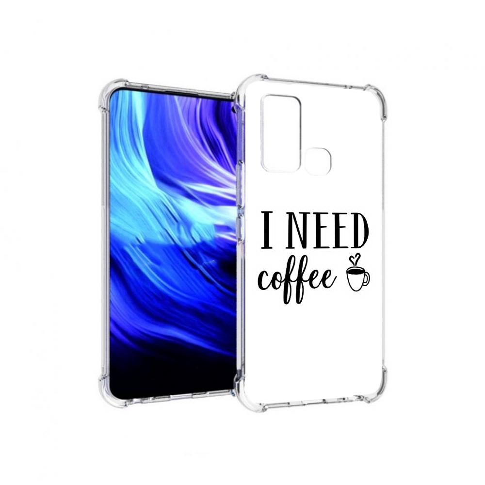 

Чехол MyPads Tocco для Vivo Z6 Мне нужен кофе (PT226976.399.121), Прозрачный, Tocco