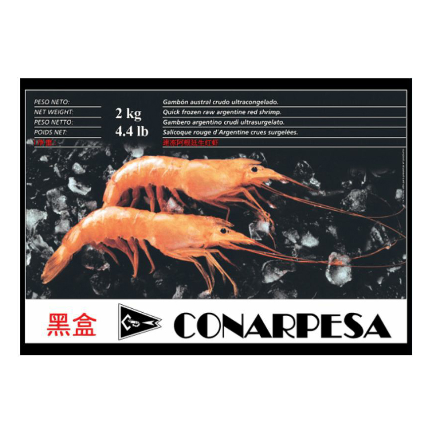 

Креветки Conarpesa Аргентинские неочищенные L1 замороженные 2 кг