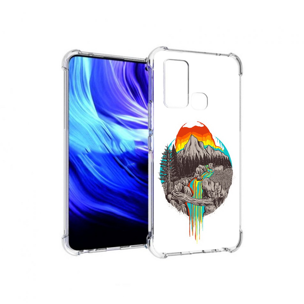 

Чехол MyPads Tocco для Vivo Z6 Радужный водопад (PT226976.399.144), Прозрачный, Tocco