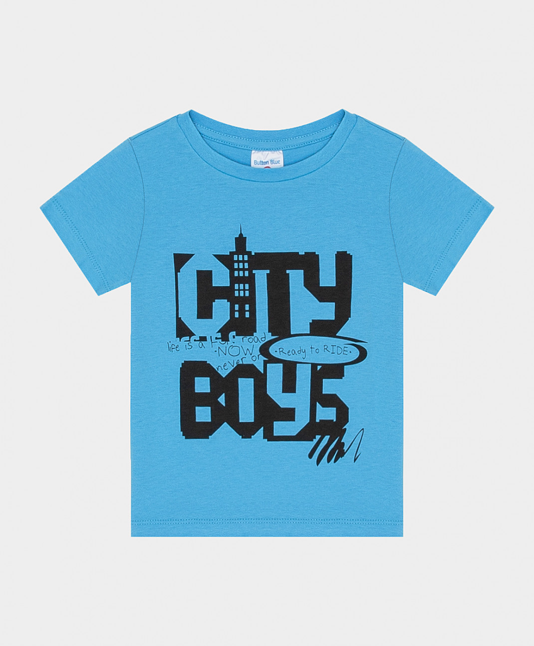 

Футболка детская Button Blue 122BBBB12031800 голубой р.152, 122BBBB12031800