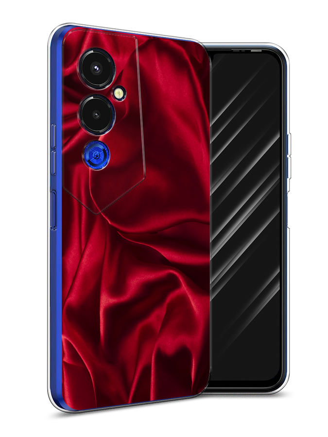 

Чехол Awog на Tecno Pova 4 pro / Техно Пова 4 Про "Текстура красный шелк"