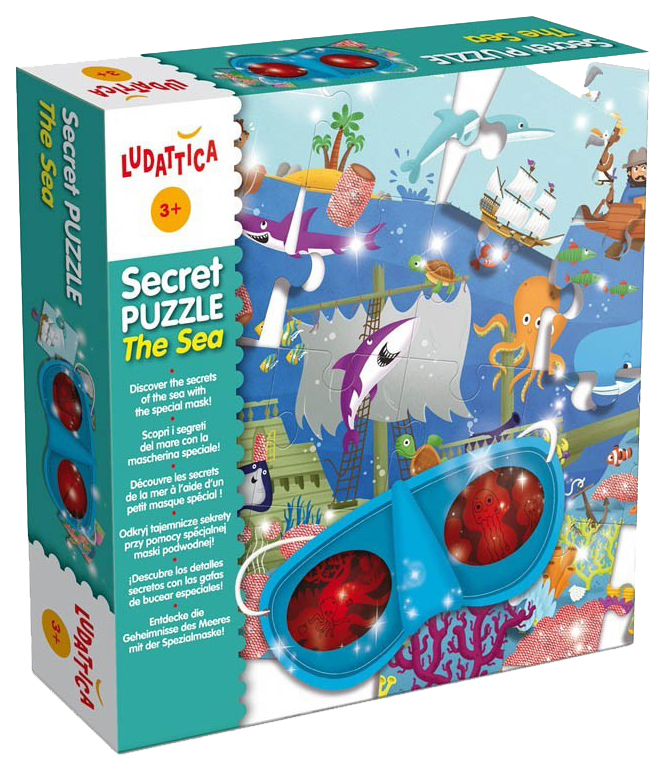 

Секретный пазл Ludattica 58228 Морские обитатели